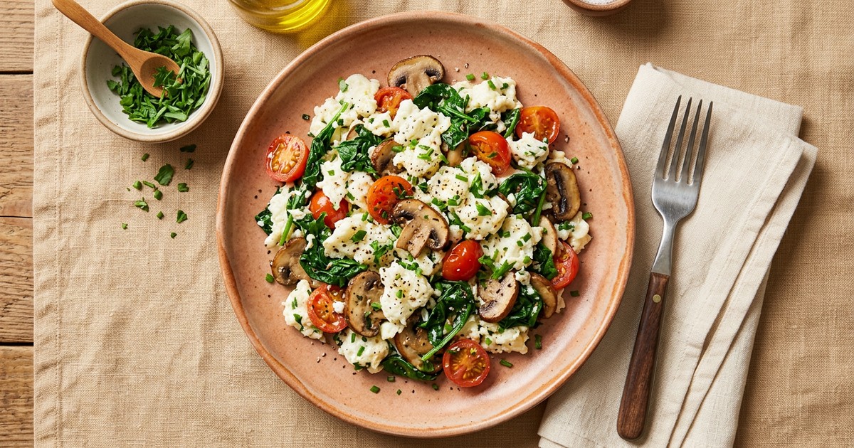Egg White & Veggie Scramble: Light, High-Protein Breakfast on GLP-1