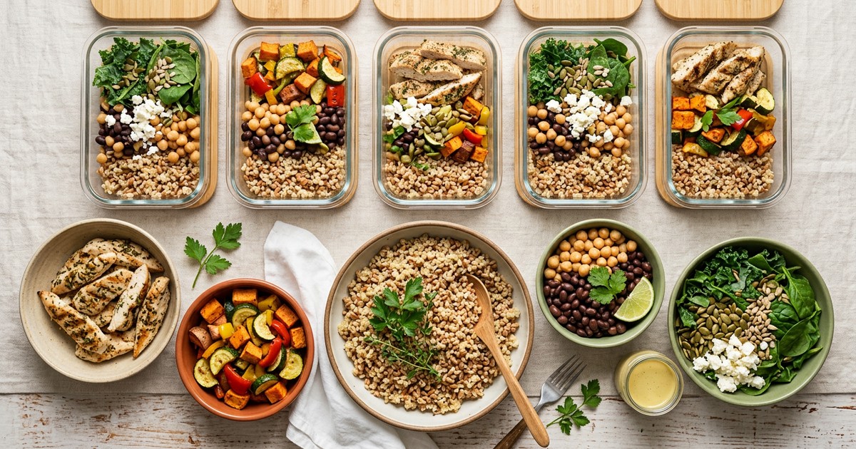 Weekly Grain Bowl Base: Prep Once, Eat All Week on GLP-1