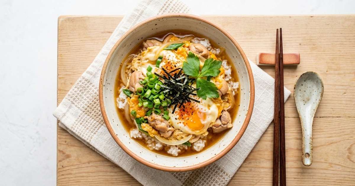 Japanese Chicken Oyakodon Breakfast Bowl: One-Pan GLP-1 Protein