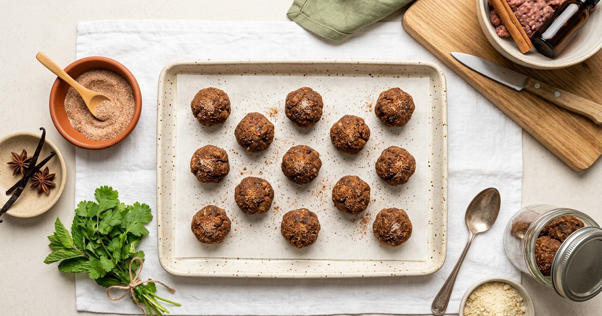 Meal Prep Mexican Churro Beef Protein Bites