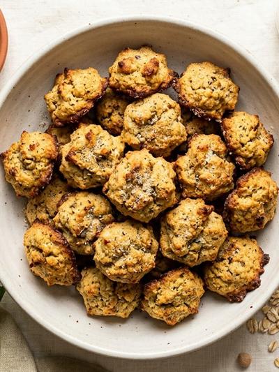 Air Fryer Scandinavian Cardamom Chickpea Cookie Bites: GLP-1 Sweet