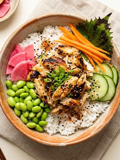Grilled Miso Crab Donburi: Japanese Protein Bowl for GLP-1