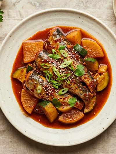 Korean Braised Sardines in Gochujang Sauce: High-Protein GLP-1 Lunch