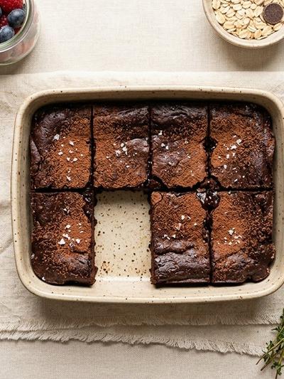 Meal Prep Swedish Kladdkaka Protein Squares: Fudgy GLP-1 Sweet