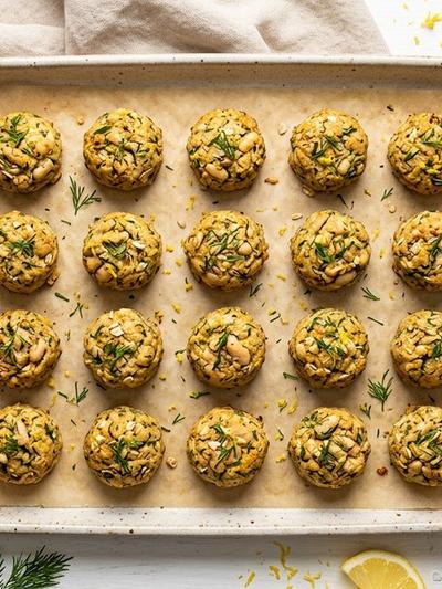 Scandinavian White Bean and Dill Protein Bites: Batch GLP-1 Snack