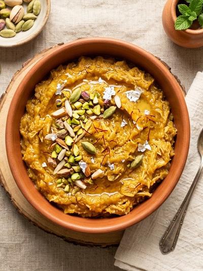 Slow Cooker Indian Cardamom Chicken Protein Halwa