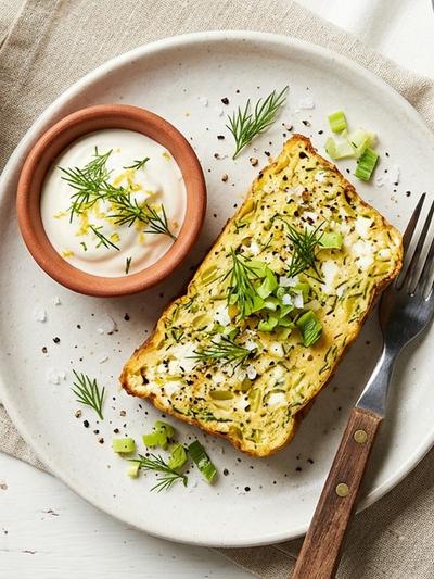 Slow Cooker Scandinavian Dill Egg Terrine with Cottage Cheese