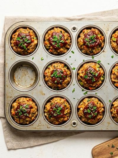 Turkey Meatloaf Muffins: Portion-Perfect Protein Prep for GLP-1